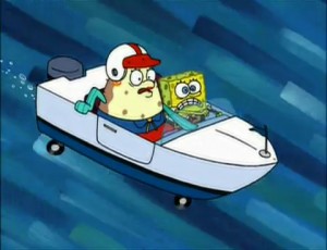 spongebob boat