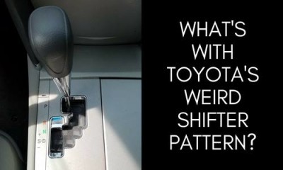 "What's the Toyota's weird shifter pattern?" image of 2011 Toyota Camry shifter