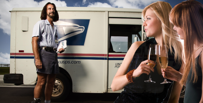 girls-looking-at-guy-mailman-mailtruck